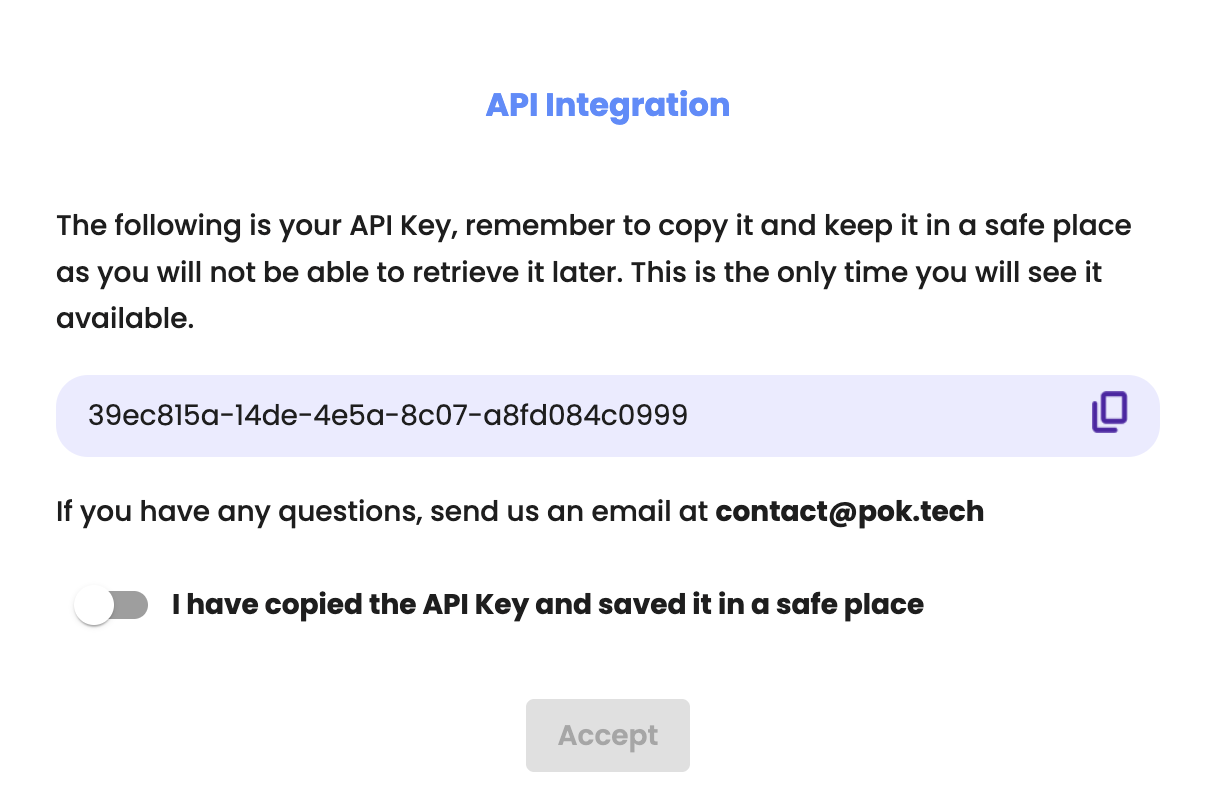 sample api key